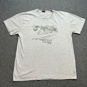 Red Stripe TShirt Sz 2XL Mens Gray Brewed In Jamaica Beer Graphic Streetwear Tee